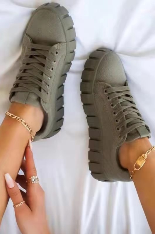 Lace-up Canvas Shoes