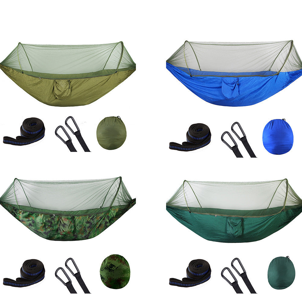 New Parachute Cloth Mosquito Net Hammock