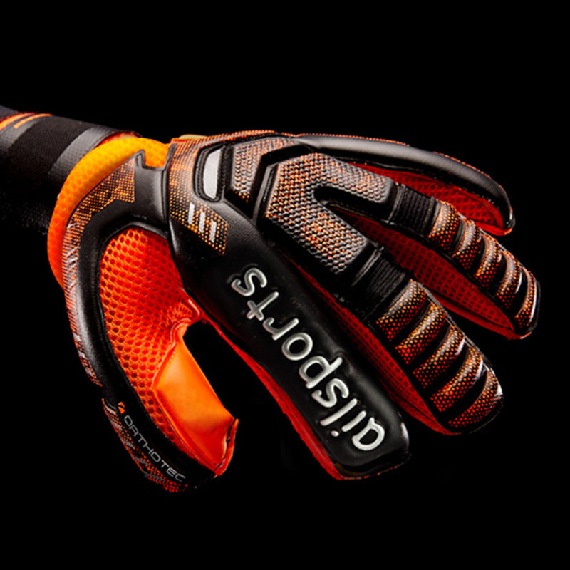 Latex Goalkeeper Gloves with Finger Support