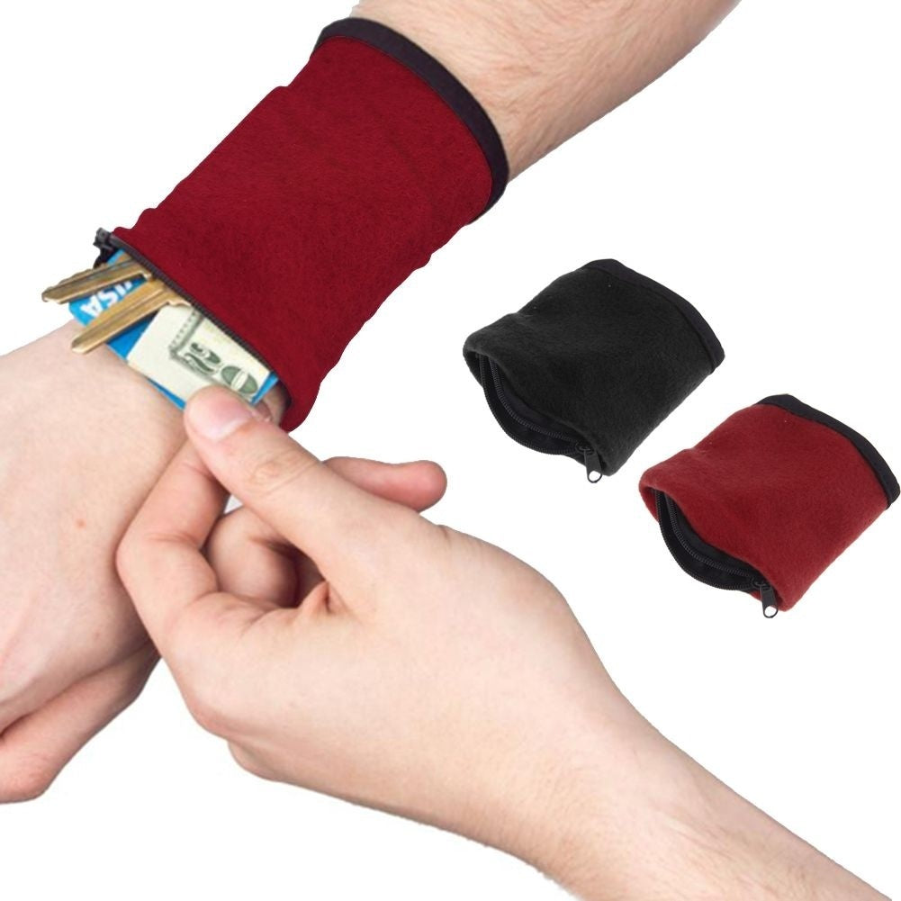 Polar Fleece Wrist Wallet