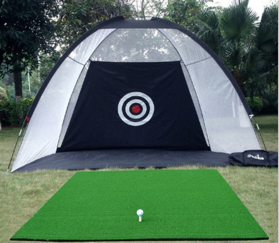 Golf Practice Net Tent Golf Hitting Cage Garden Grassland Practice Tent Golf Training Equipment Mesh Outdoor