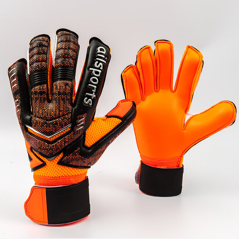 Latex Goalkeeper Gloves with Finger Support