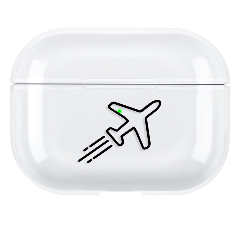 Compatible with Apple, airpods pro line drawing earphone shell