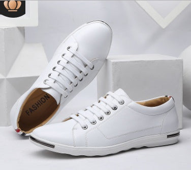 Breathable leather shoes