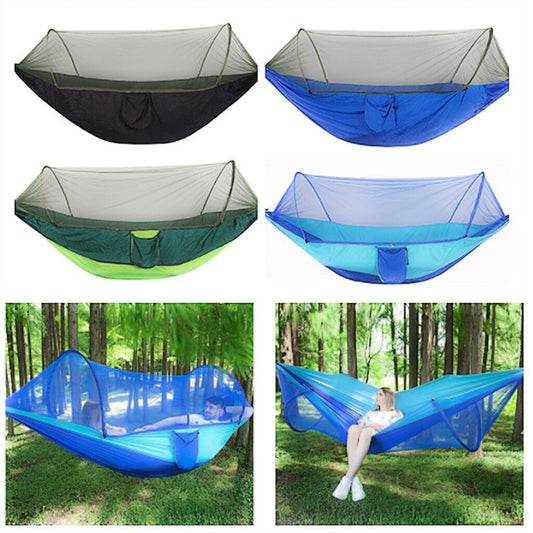 New Parachute Cloth Mosquito Net Hammock