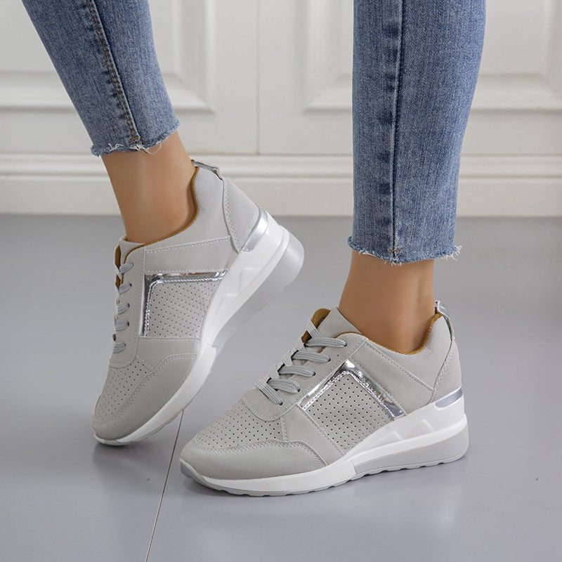 Lace-up Mesh Sneakers