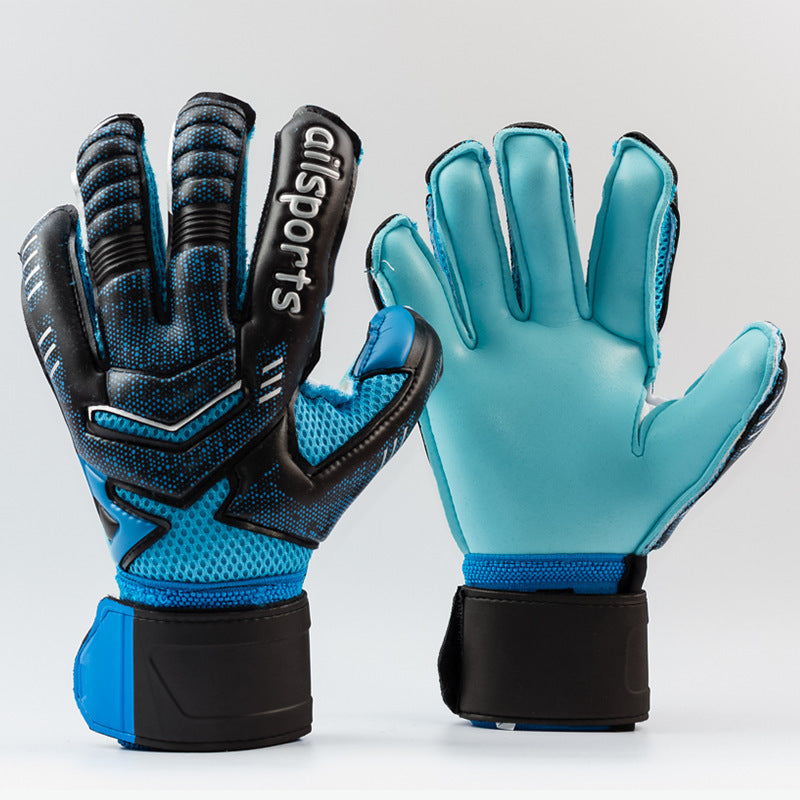 Latex Goalkeeper Gloves with Finger Support