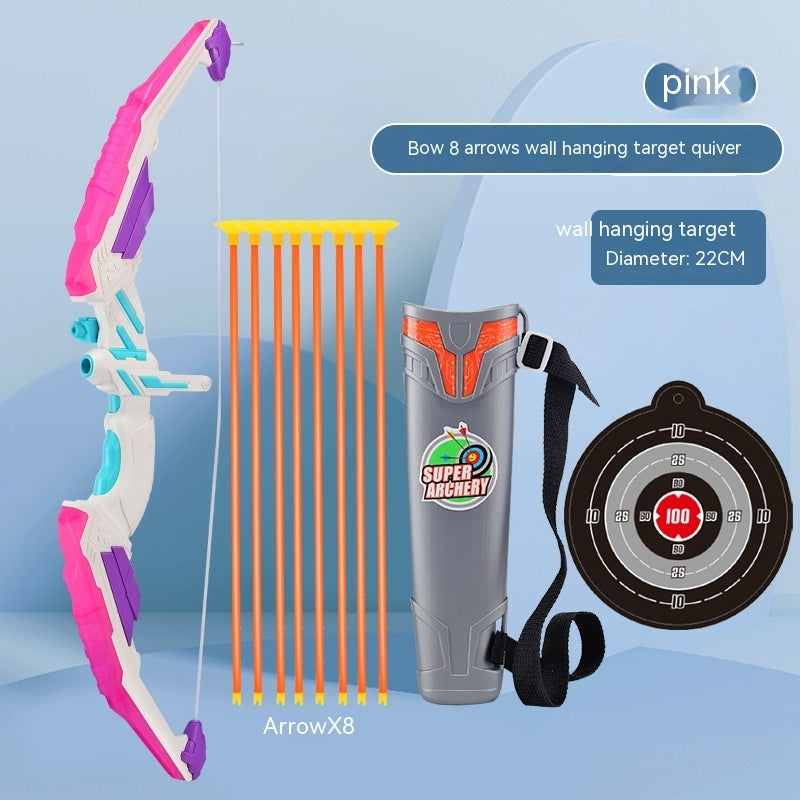 Children's Archery Bow And Arrow Set Arrow Target Quiver Boy Shooting Parent-child Sports Arrow Traditional Sucker