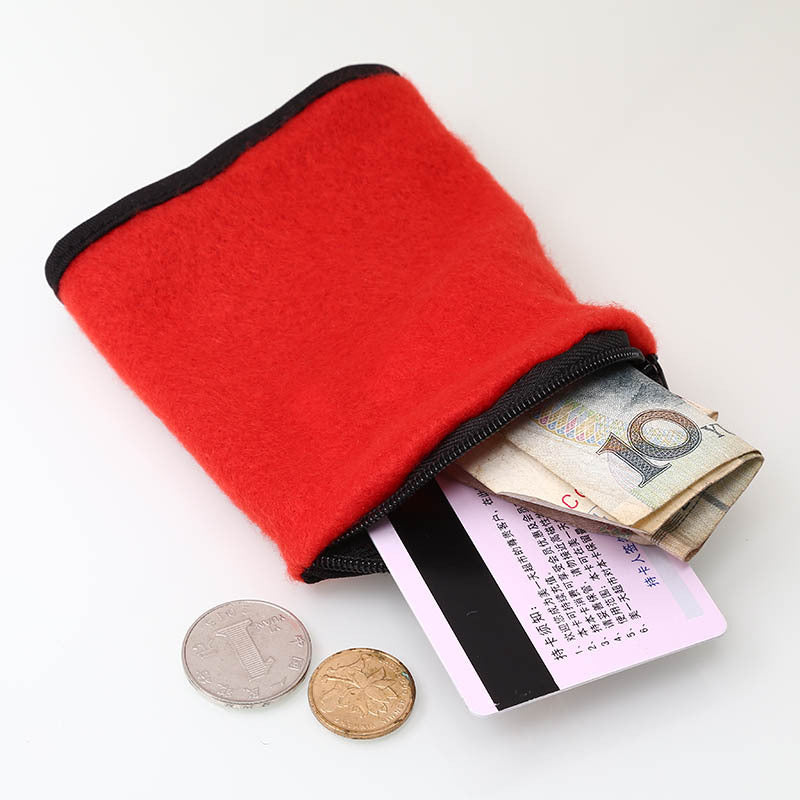 Polar Fleece Wrist Wallet