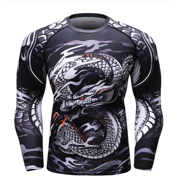 MMA Workout Compression Rashguard T-Shirt