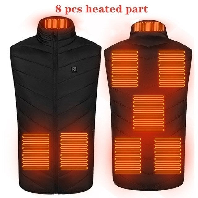 Heated Vest Washable USB Charging Electric Winter Clothes