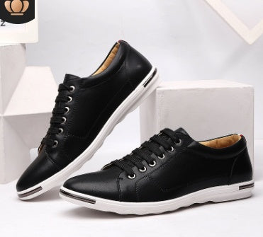 Breathable leather shoes