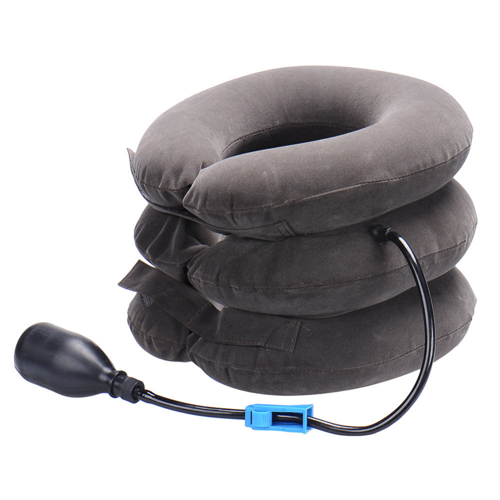 Portable Three-layer Cervical Traction Device For Home Use