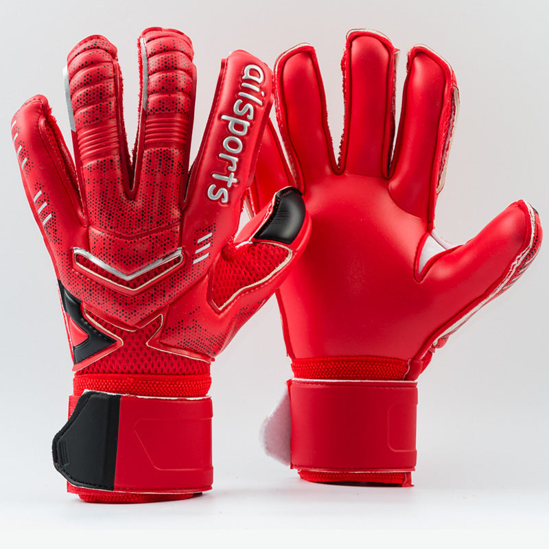 Latex Goalkeeper Gloves with Finger Support