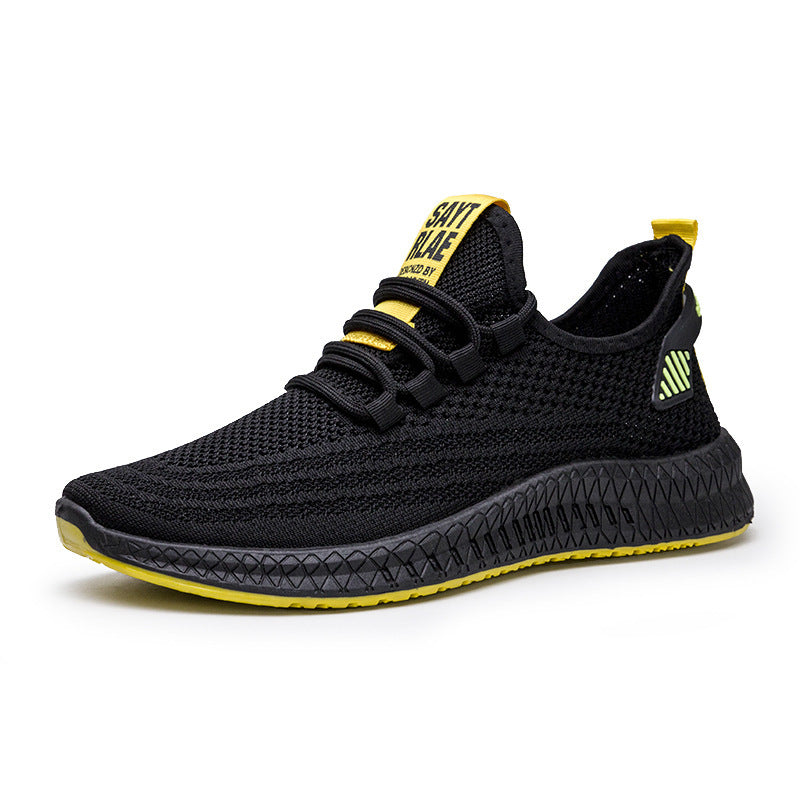 Flying woven casual shoes