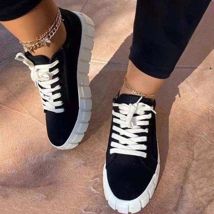 Lace-up Canvas Shoes