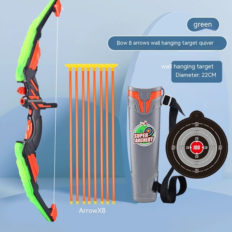 Children's Archery Bow And Arrow Set Arrow Target Quiver Boy Shooting Parent-child Sports Arrow Traditional Sucker