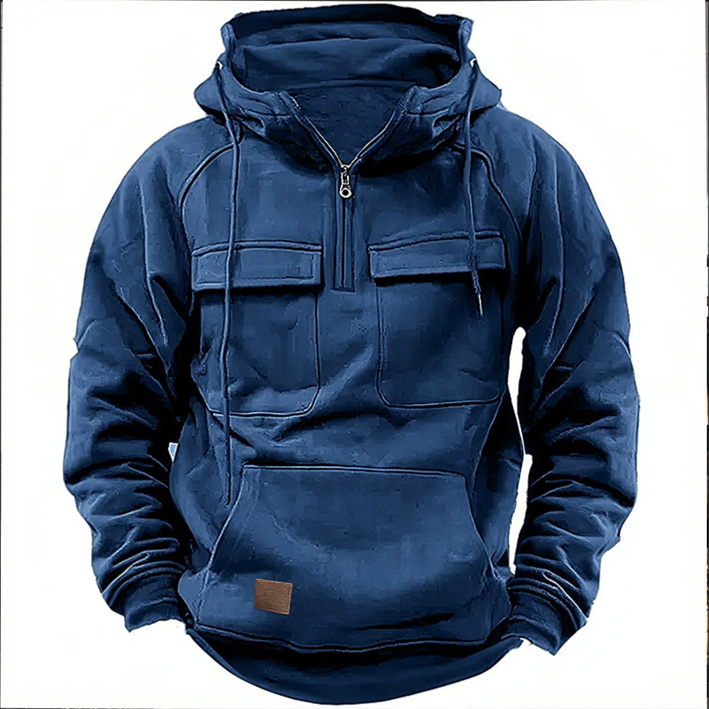 Sports Multi-pocket Sweater Jacket