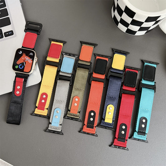 Velcro Nylon Color Matching Fashion Strap