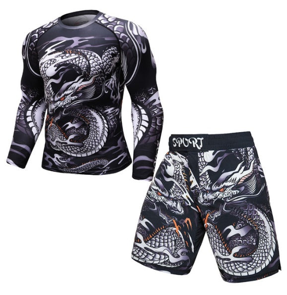 MMA Workout Compression Rashguard T-Shirt