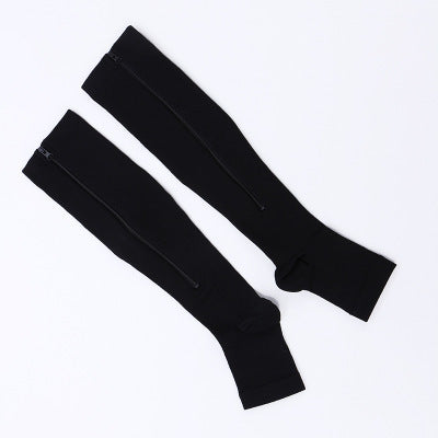 Elastic Sports Compression Zipper Socks