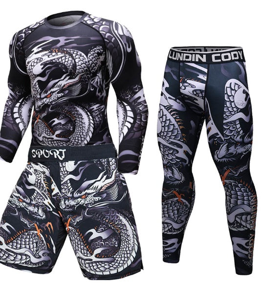 MMA Workout Compression Rashguard T-Shirt