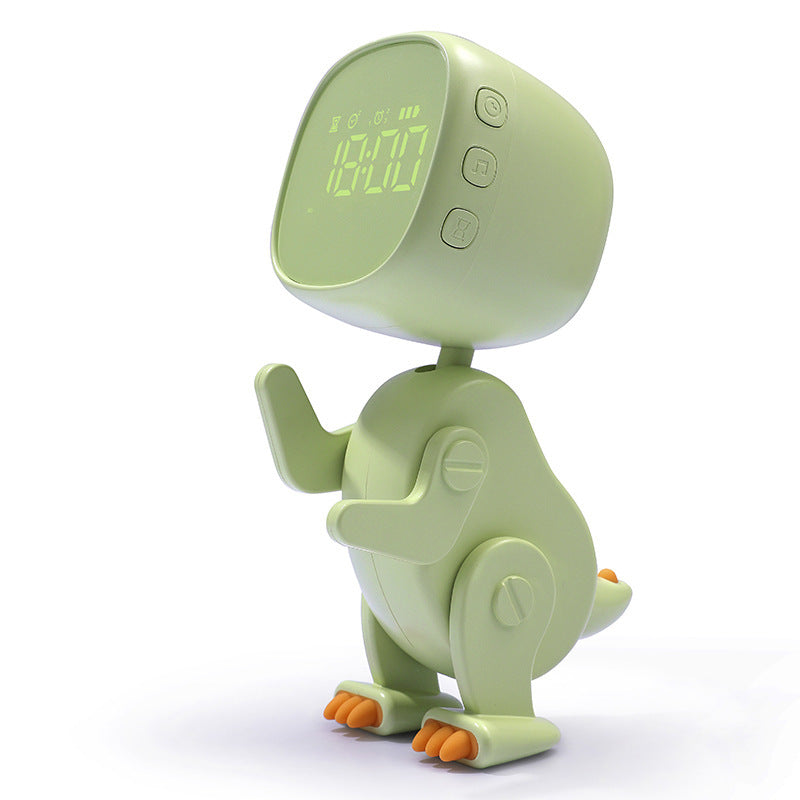 Cartoon Changeable Little Dinosaur Alarm Clock USB Electronic Clock