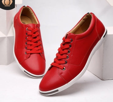 Breathable leather shoes