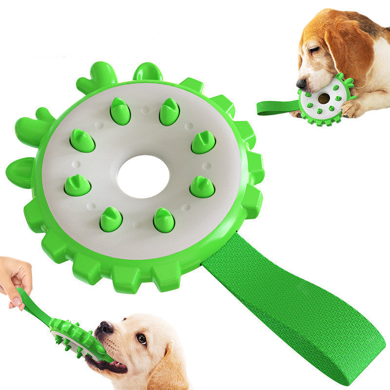 Training Bite Resistance Molars Toy Ring Dog Toothbrush