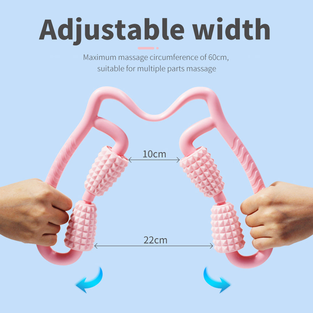 Ring clamp leg massage roller