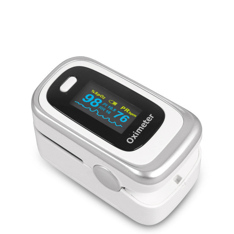 Finger pulse oximetry monitor