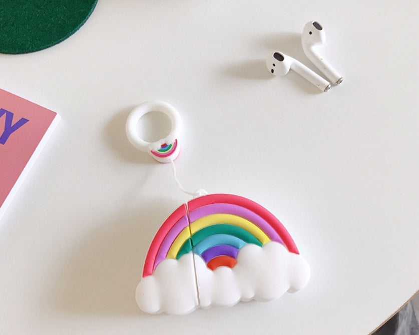 Compatible with Apple, Rainbow airpods which suitable with bluetooth earphone