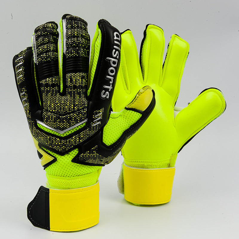 Latex Goalkeeper Gloves with Finger Support