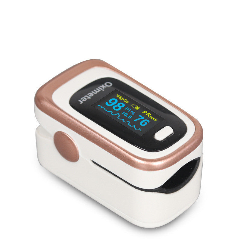 Finger pulse oximetry monitor