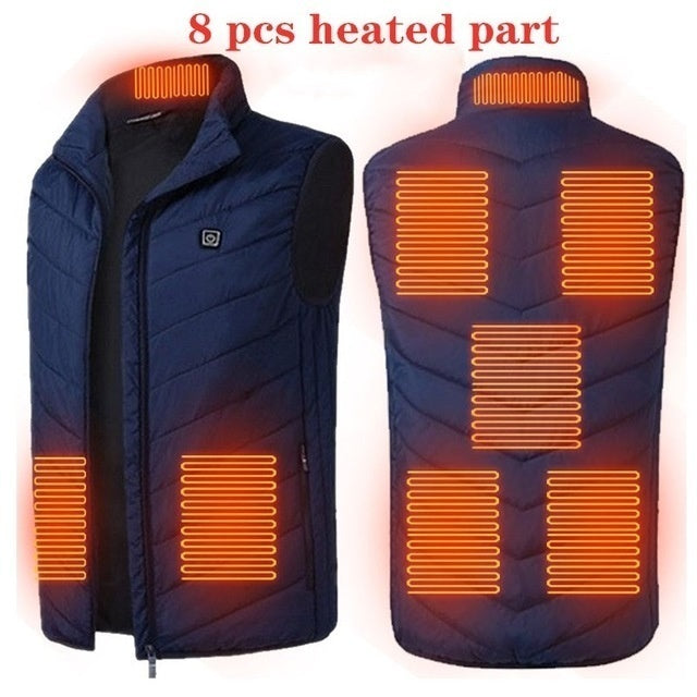 Heated Vest Washable USB Charging Electric Winter Clothes