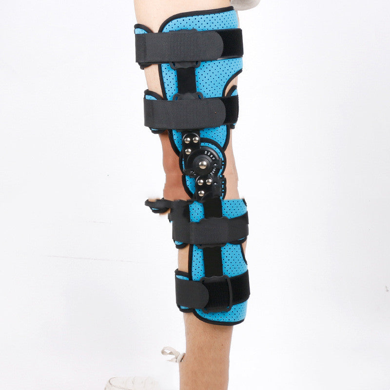 Breathable Full Leg Stabilizer Hinged Knee Support Orthosis Brace Guard Wrap