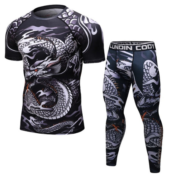 MMA Workout Compression Rashguard T-Shirt