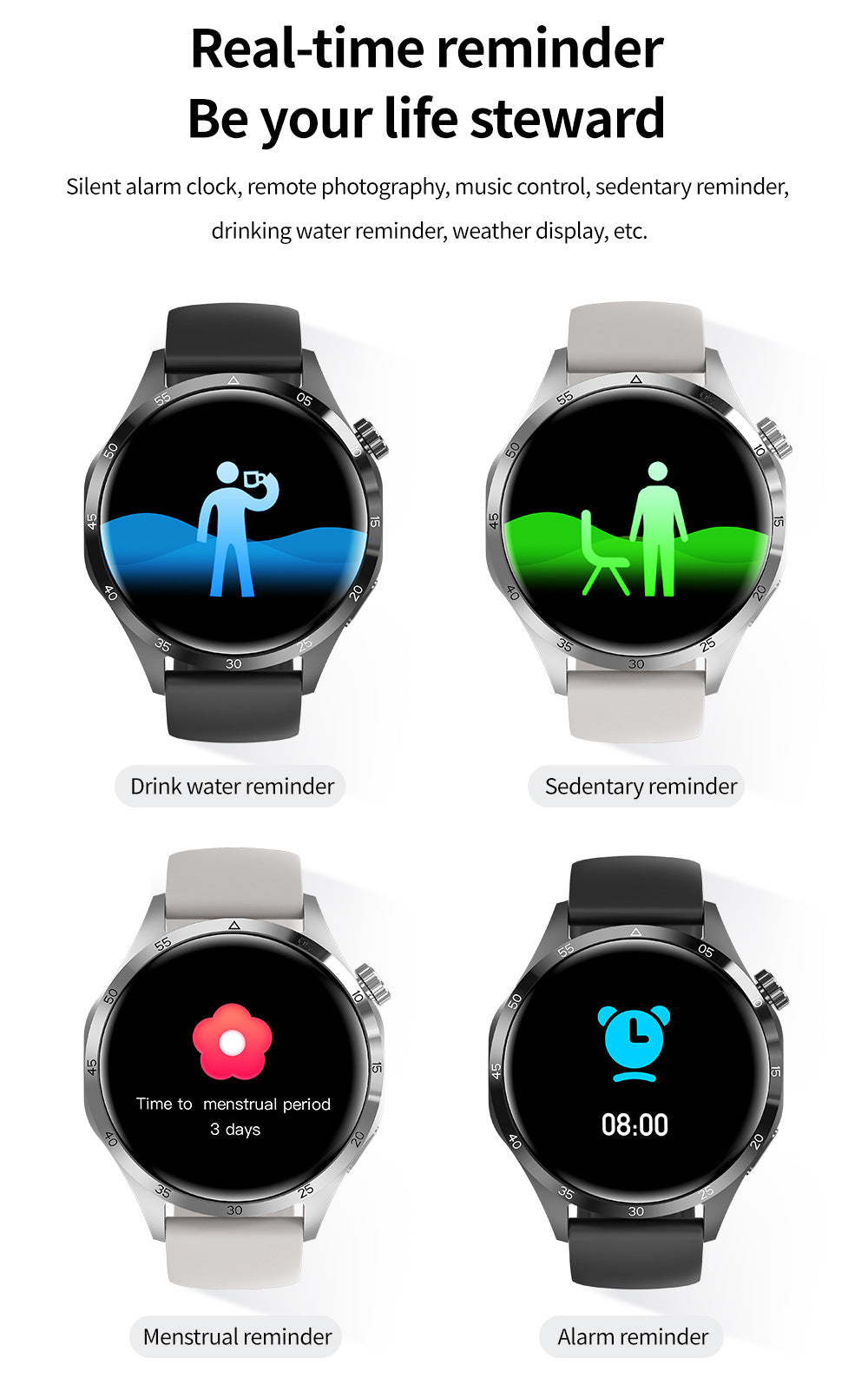 Sport Smart Watch Bluetooth Calling Waterproof