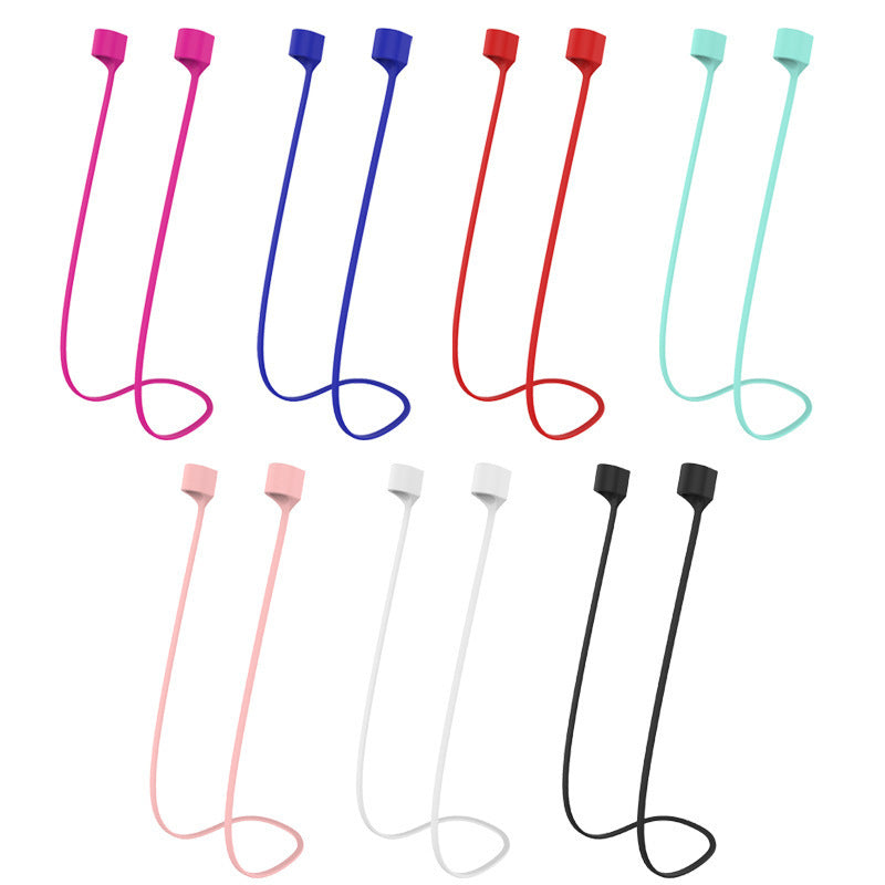 Applicable To Airpods 3 Magnetic Silica Gel Lanyard Fitting