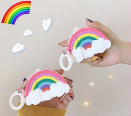 Compatible with Apple, Rainbow airpods which suitable with bluetooth earphone