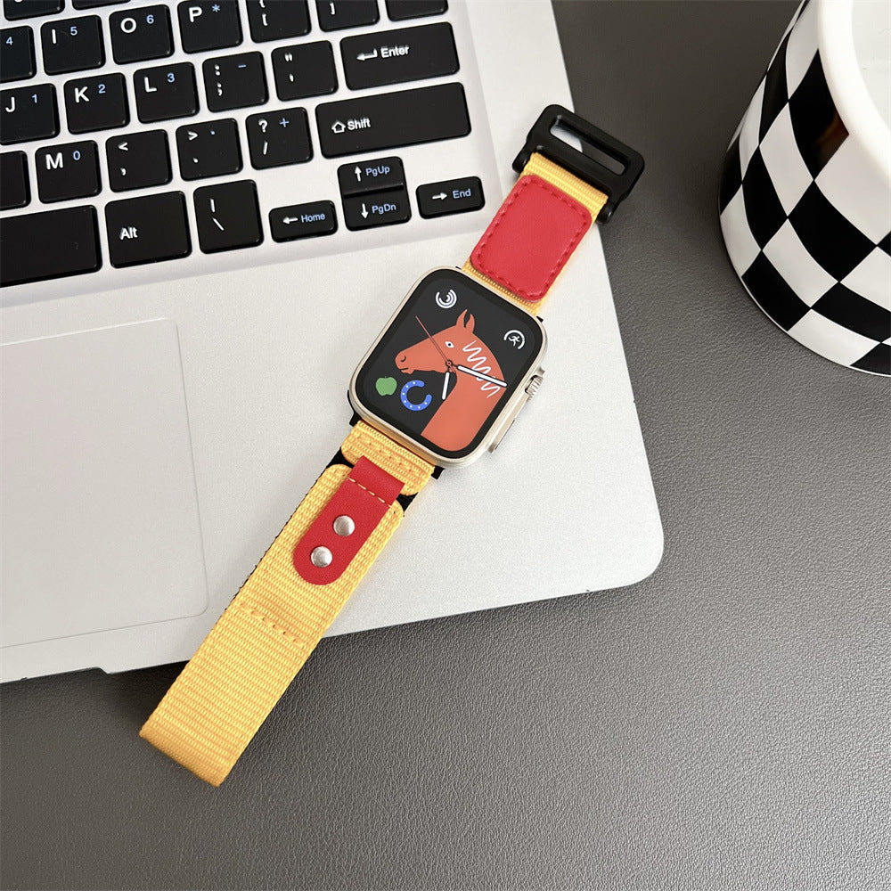 Velcro Nylon Color Matching Fashion Strap