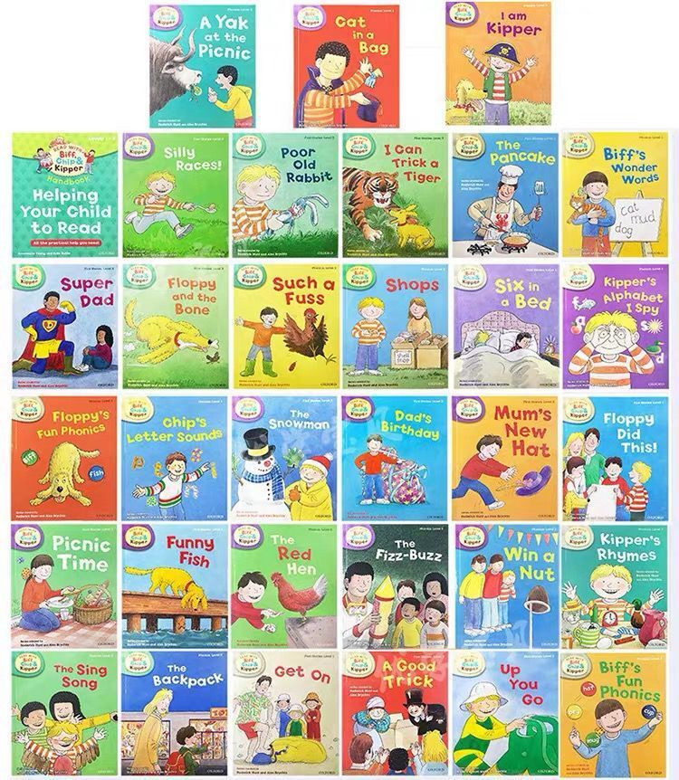 Oxford Reading Tree English Books Level 1-9 Picture Bed Story Sleeping Richer Helping  Learning Educational Toys For Kids Moms