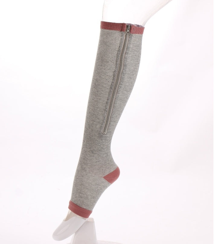 Elastic Sports Compression Zipper Socks