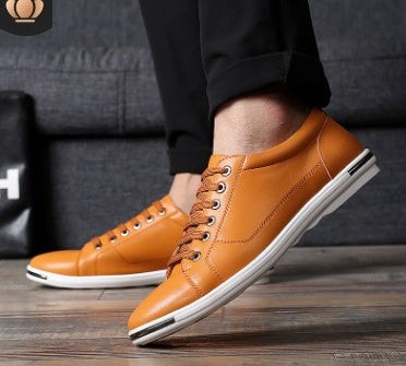 Breathable leather shoes