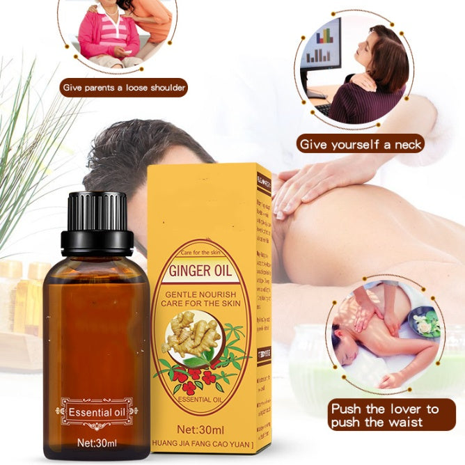 Botanical Compound Essential Oil Ginger Whole Body Massage 30ml Scraping Oil