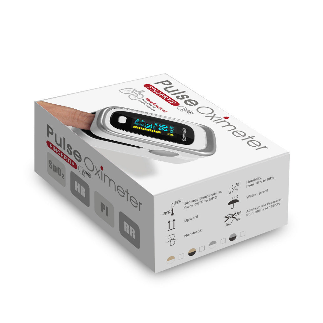 Finger pulse oximetry monitor