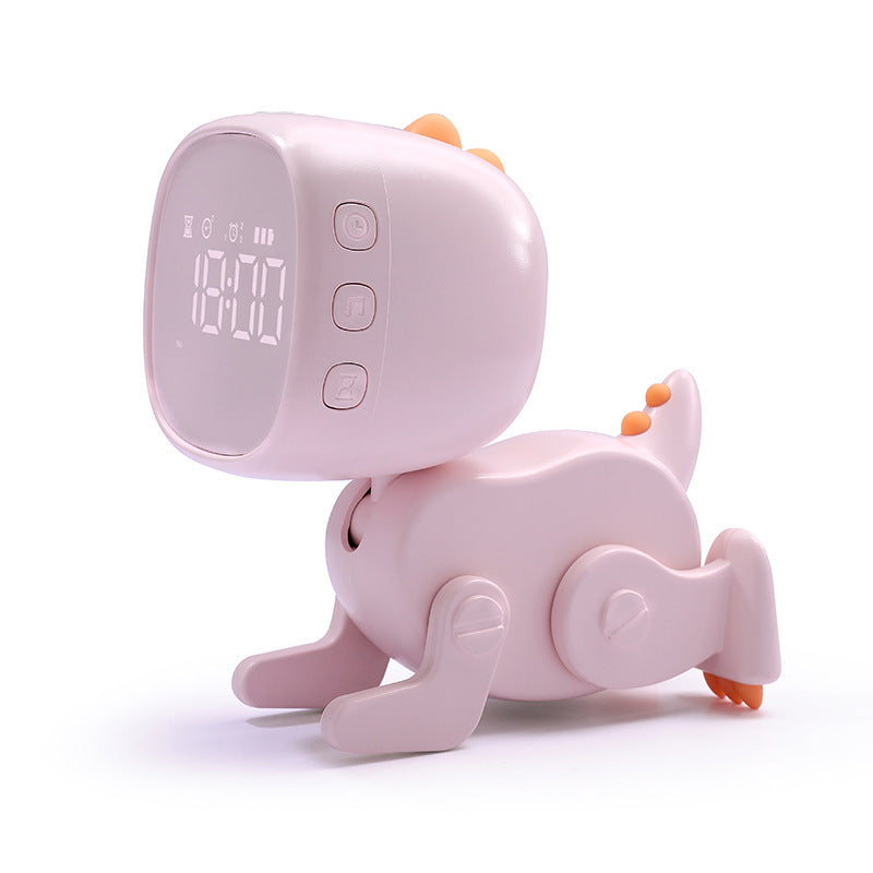 Cartoon Changeable Little Dinosaur Alarm Clock USB Electronic Clock