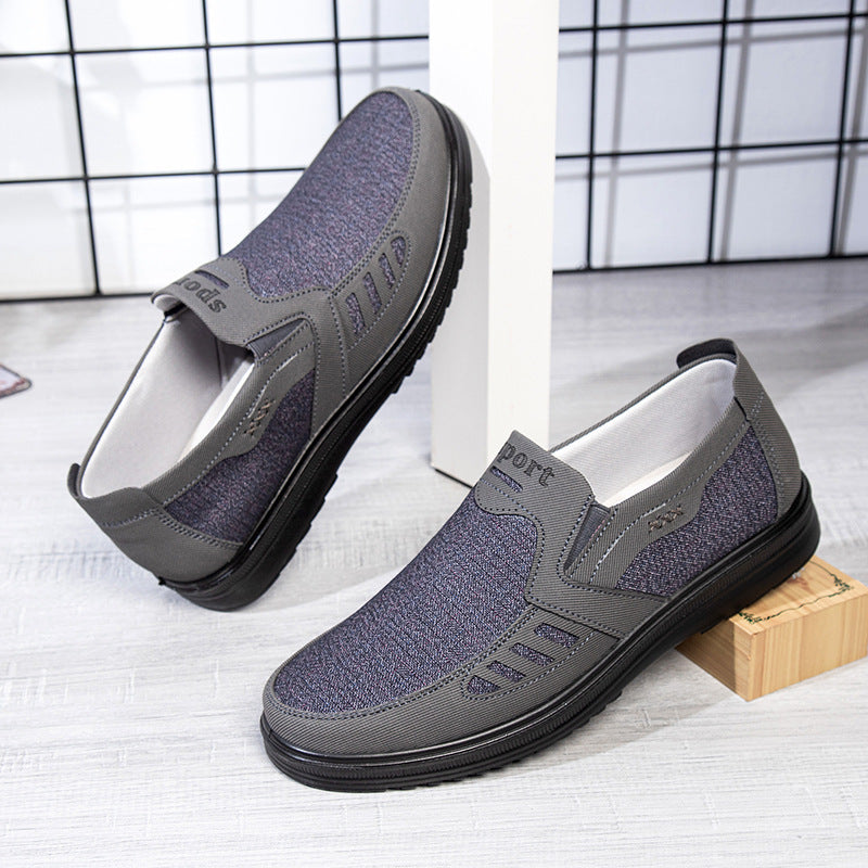 Spring And Autumn Old Beijing Cloth Shoes Men's Shoes Men's Breathable Thin Shoes