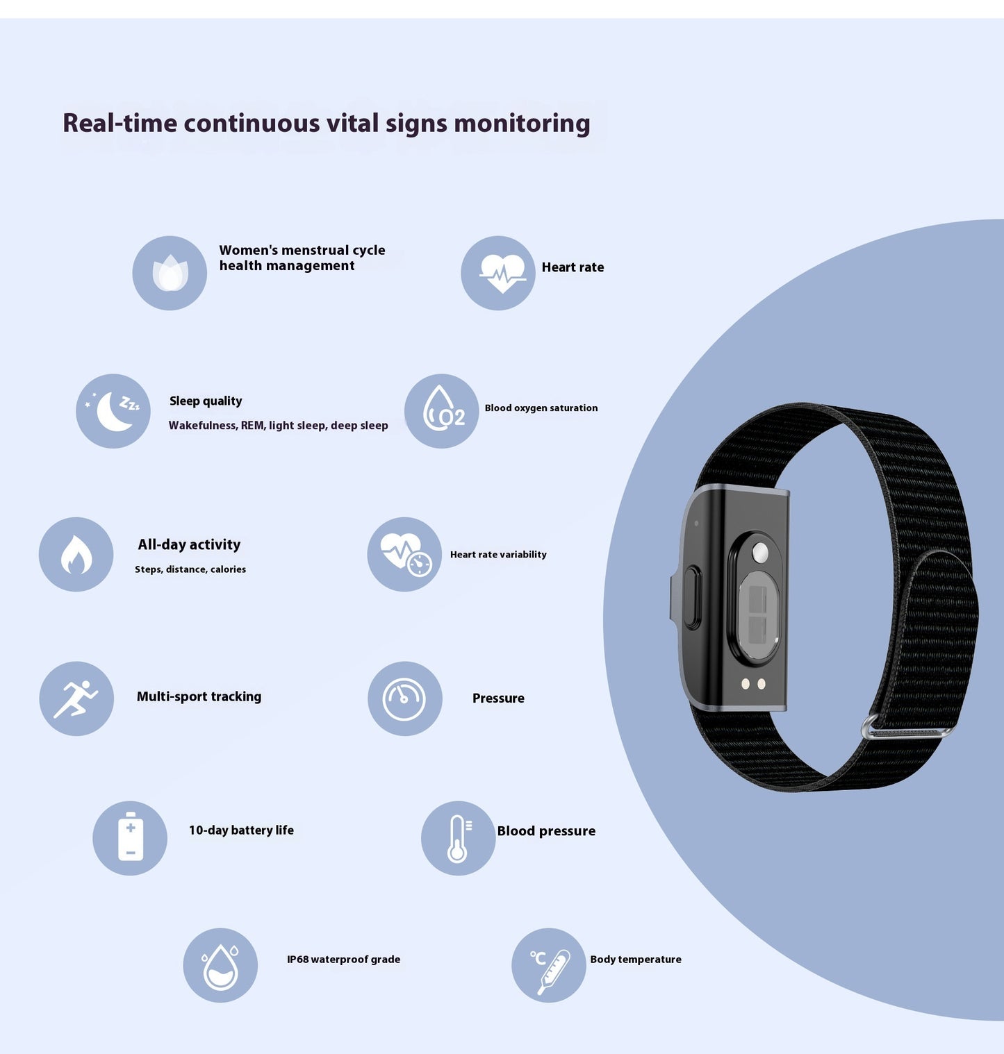 Smart Watch Smart Bracelet Sports Heart Rate