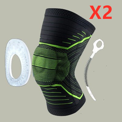 Knee Patella Protector Brace Silicone Spring Knee Pad